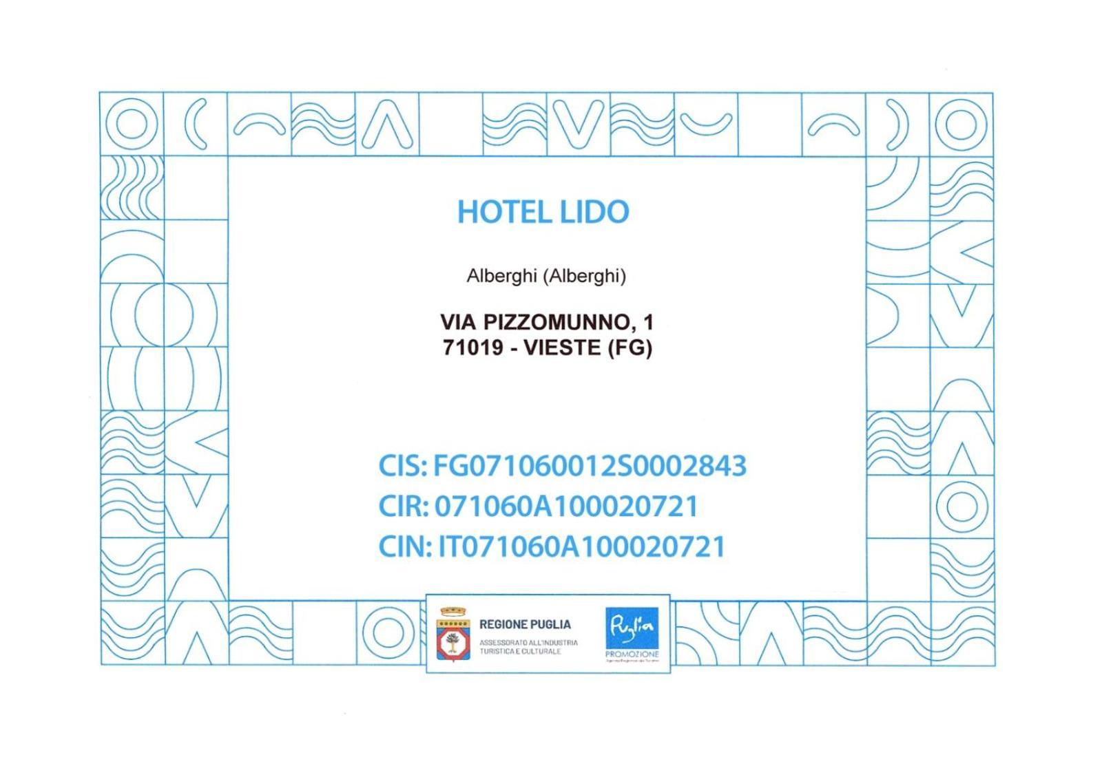 Hotel Lido Βιέστε Εξωτερικό φωτογραφία
